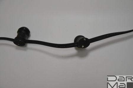 2BLR-250E27-50M-20CM-240V,Белт-лайт 2-х пр. влагозащищ. черный (20СМ между патронами)