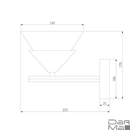 Бра Eurosvet Rylee 70138/1 хром