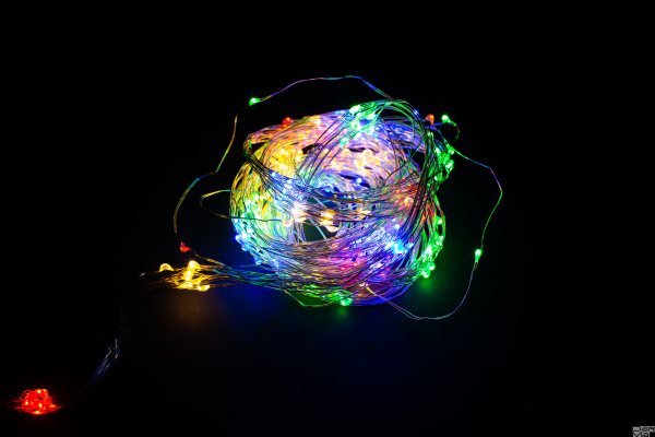 Гирлянда РОСА 3 м Мульти 300 LED Фиксинг