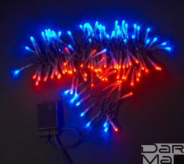 LED-XW-120-5M-C-240V Светод-ая гирлянда (кр.-син.)