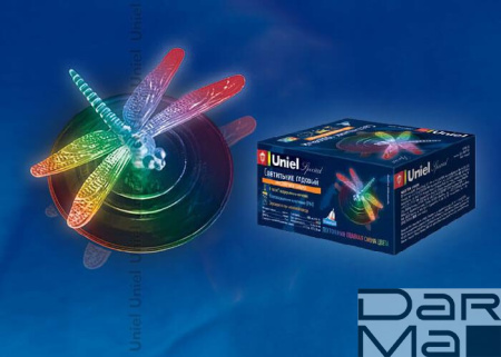 Светильник на солнечных батареях Uniel USL-S-106/PT075 Magic Dragonfly 07293