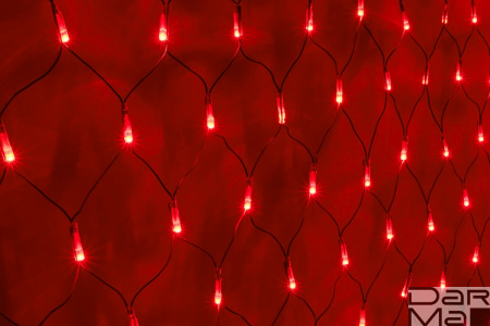 LED-XG-540-2*4M-230V КРАСНЫЕ LED на черн с контр