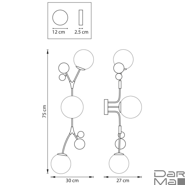 Бра Lightstar Croco 815537