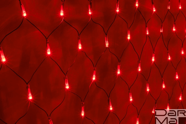 LED-XG-540-2*4M-230V КРАСНЫЕ LED на черн с контр