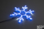 "LED-XM(FR)-2D-CK005-18""-B-F(W) Мотив Снежинка синий"