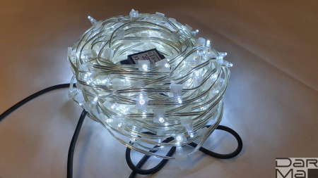 LED-LP-200-30M-12V-W, Светодиод. клип-лайт, 30М (прозрачный провод)