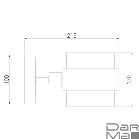 Бра Eurosvet Arcada 70127/1 черный