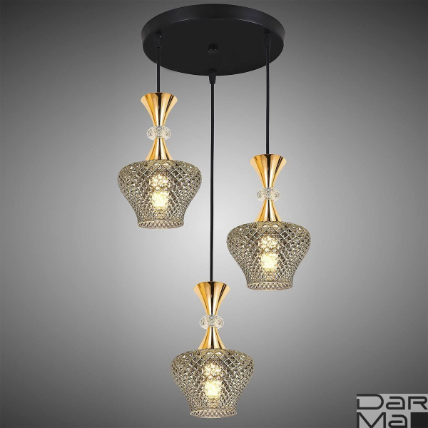 Подвесная люстра Reluce 09004-0.9-03 Smoke