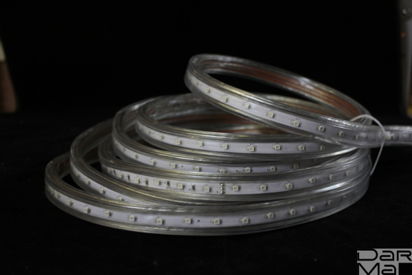 Светодиодная лента Тейп-Лайт чейзинг (водопад), Мульти RGB, 8,5х17мм