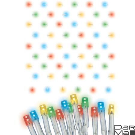 Гирлянда на солнечных батареях Uniel Занавес USL-S-132/PT1515 Multicolor Curtain UL-00006539