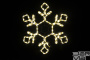 LED-XM(FR)-2D-CK012-WW-30'' Снежинка тепло-белая 79х69см