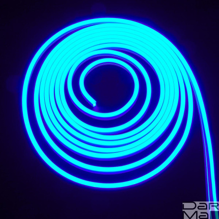 Гибкий неон Uniel 9W/m 120LED/m 2835SMD синий 5M ULS-N01-2835-120LED/m-6mm-IP67-DC12V-9W/m-5M-Blue UL-00009085