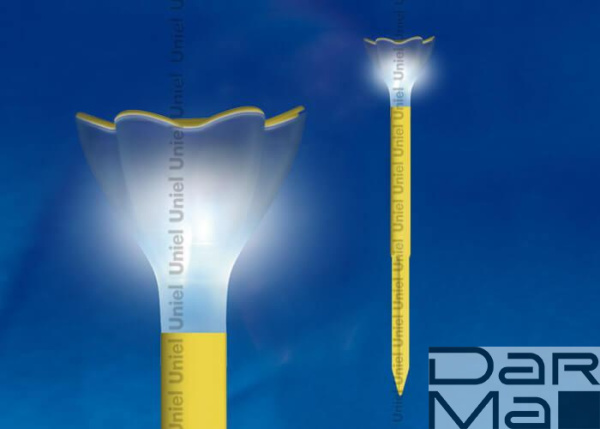 Светильник на солнечных батареях Uniel Promo USL-C-419/PT305 Yellow Crocus 10625