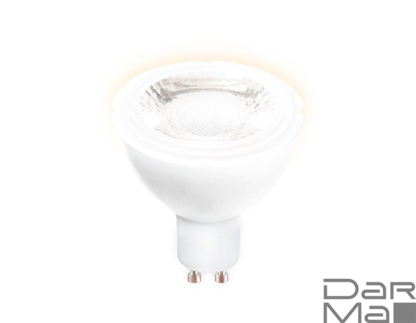 Лампа светодиодная Ambrella light GU10 7W 3000K белая 207863