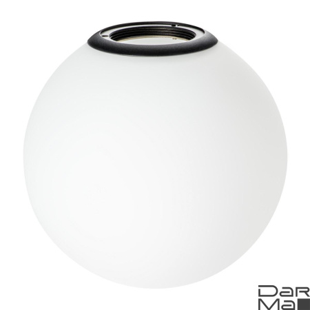 Плафон с черным металлическим кольцом Lightstar Teta 595120