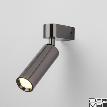 Светодиодный спот Eurosvet Pitch 20143/1 LED титан