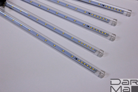 2021 Сосульки строб Трубки D12mm,10шт 0,5М Бел теп LED-PLM-SNOW-480SMD-0.5*4.5M-10-7V-WW не соедин.