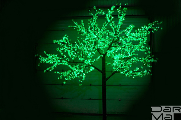 CBL-3.6-2688 Green LED вишня H:3,6m D3,0м зеленое