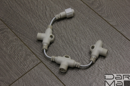 соединительные шнуры для LED-FPC-3528-135-20M-12V, 12V, 30СМ, на 3 луча
