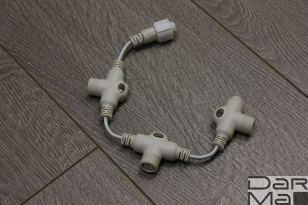 соединительные шнуры для LED-FPC-3528-135-20M-12V, 12V, 30СМ, на 3 луча
