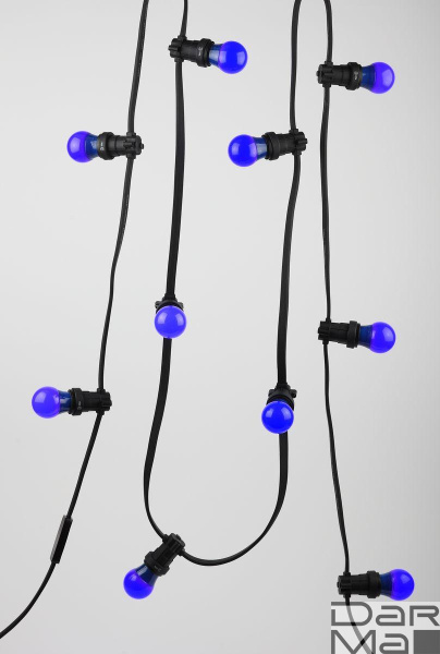 Лампа светодиодная ЭРА E27 3W 3000K синяя ERABL50-E27 Б0049578