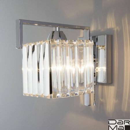 Бра Eurosvet April 10126/1 хром/прозрачный хрусталь Strotskis