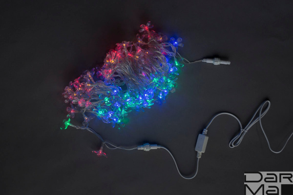 LED-XS-100-10M-230V-M мульти ЦВЕТЫ