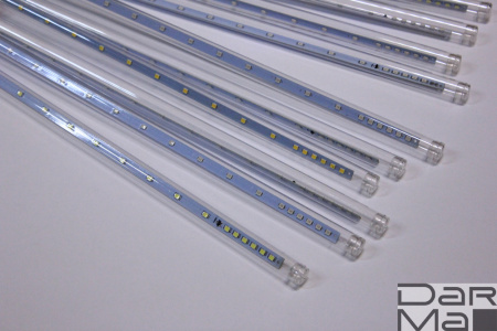 2021 Сосульки строб Трубки D12mm,10шт 0,5М Мульти LED-PLM-SNOW-480SMD-0.5*4.5M-10-7V-M не соедин.