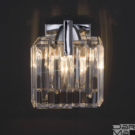 Бра Eurosvet April 10126/1 хром/прозрачный хрусталь Strotskis