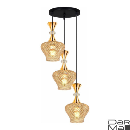 Подвесная люстра Reluce 09004-0.9-03 Amber