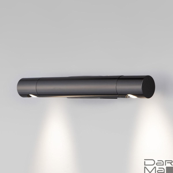 Настенный светодиодный светильник Eurosvet Tybee 40161 LED чёрный жемчуг