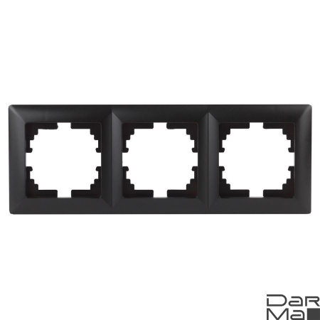 Рамка 3-постовая ЭРА Intro Solo антрацит 4-503-05 Б0043421