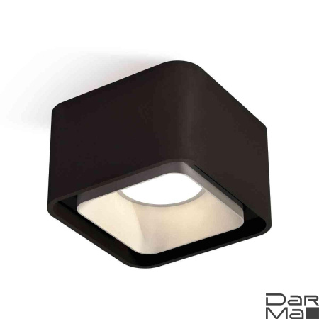Комплект накладного светильника Ambrella light Techno Spot XS7833003 SBK/SSL черный песок/серебро песок (C7833, N7703)