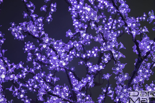 CBL-1.9-972 LED вишня H:1,9m D1,5 м., фиолетовое