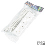 Удлинитель Uniel Ultra 4гн х 3м б/з S-CU4-3 White UL-00009988