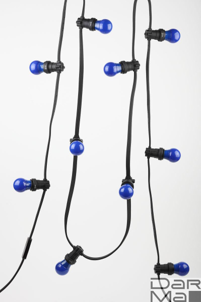 Лампа светодиодная ЭРА E27 3W 3000K синяя ERABL50-E27 Б0049578