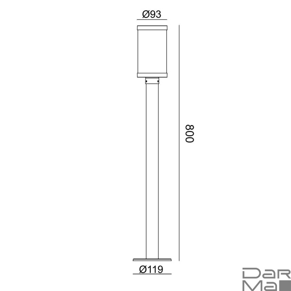 Уличный светильник Escada Urban 30003G/02