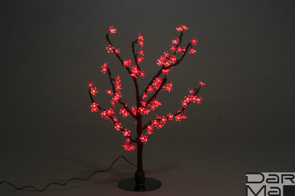 CBL-Table -R 96 LED Куст вишня 0,8 *0,8 м.,красный