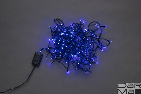 LED-BW-200-20M-240V-B, синяя / черный провод