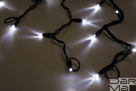 LED-RPLR-160-4.8M-24V-W/BL W/O (НОВЫЙ КОННЕКТОР) на черн. проводе без шнура 24V/240V