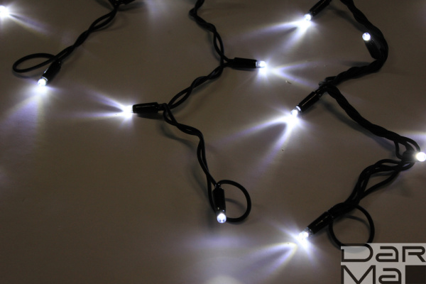 LED-RPLR-160-4.8M-24V-W/BL W/O (НОВЫЙ КОННЕКТОР) на черн. проводе без шнура 24V/240V