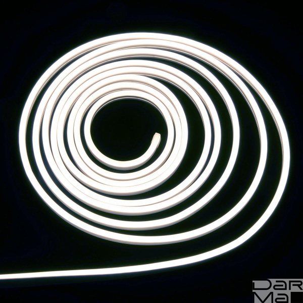 Гибкий неон Uniel 10W/m 120LED/m 2835SMD дневной белый 15M ULS-N11-2835-120LED/m-8mm-IP67-DC24V-10W/m-15M-4000K UL-00009097