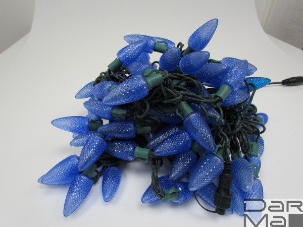 LED-PL-C9-8-G-220V-18-B, 20м, 96 LED синий
