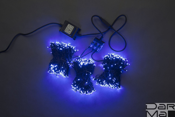 LED-BS-200*3-20M*3-24V-B (TYPE-3A) 3 нити, синий