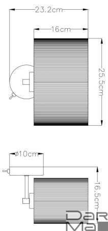 Бра Arte Lamp Mallorca A1021AP-1SS