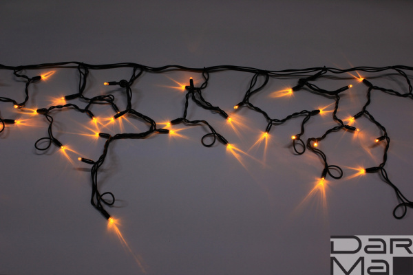 LED-RPLR-160-4.8M-24V-Y/BL W/O (НОВЫЙ КОННЕКТОР) на черн. проводе без шнура 24V/240V