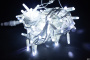 LED Гирлянда-нить (дюраплей) 10 м Белый 100 LED, флэш белый  Каучук 12V