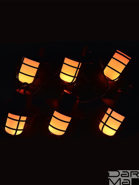 Гирлянда на солнечных батареях Uniel Фонарики USL-S-121/PT2500 Lanterns UL-00006558