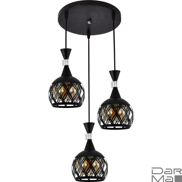 Подвесная люстра Reluce 03026-0.9-03 BK