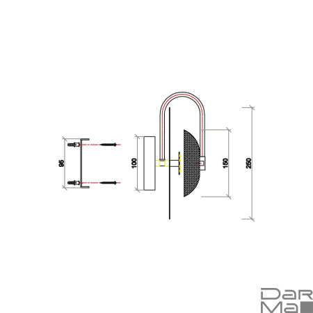 Бра Vele Luce Rainbow VL5744W21